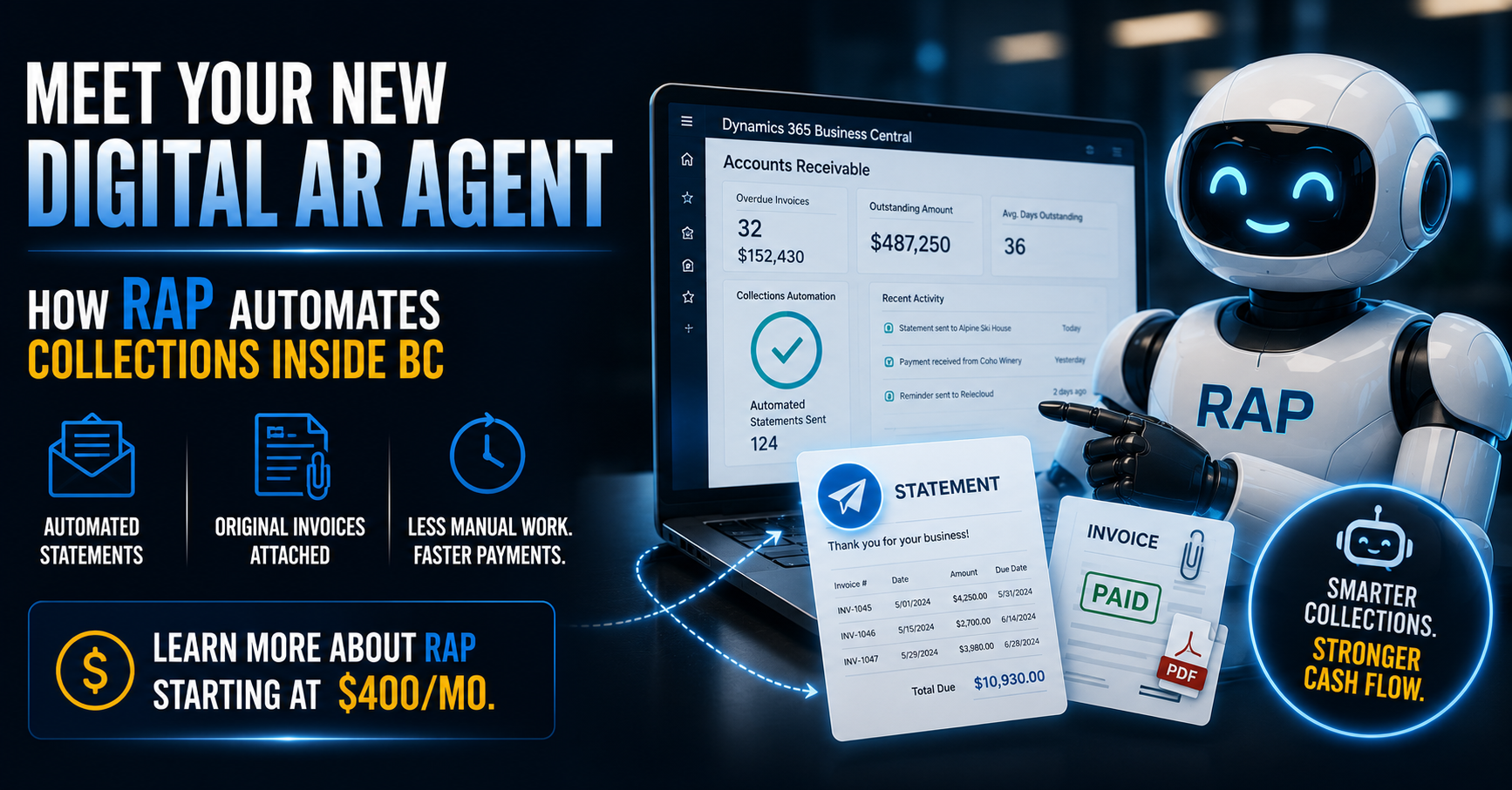 Meet Your New Digital AR Agent: How RAP Automates Collections Inside BC