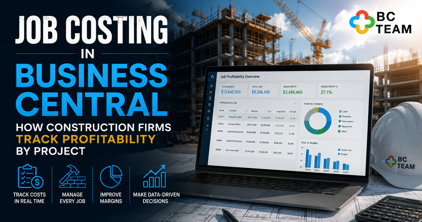 Job Costing in Business Central: How Construction Firms Track Profitability by Project